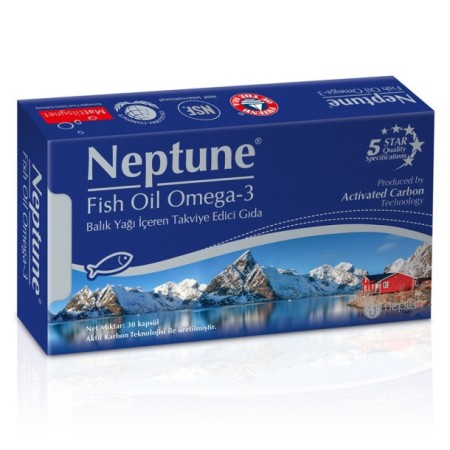 Neptune Fish Oil Omega 3 Balık Yağı 30 Kapsül