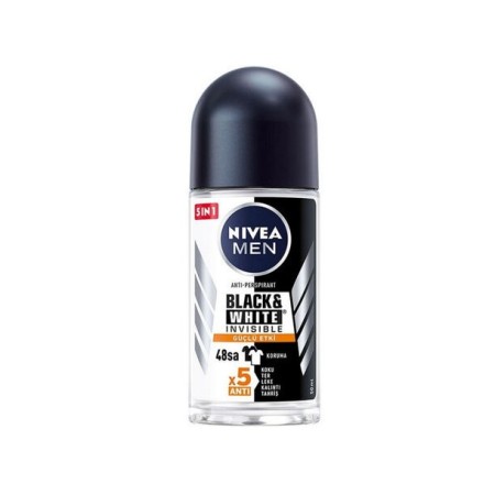 Nivea Men Black-White Invisible Roll On 50 ml