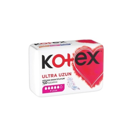 Kotex Ultra Dry Soft Ultra Kanatlı Uzun 7 Adet