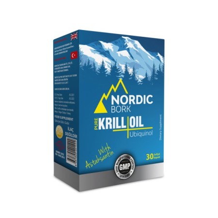 Nordic Bork Pure Krill Oil With Q10 30 Kapsül