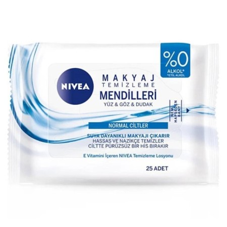 Nivea Makyaj Temizleme Mendili 3in1 Normal Ciltler 25 Yaprak