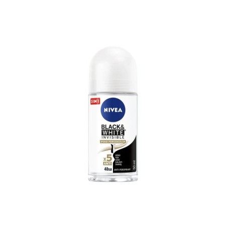 Nivea Black White Invisible Antiperspirant Roll On 50 ml