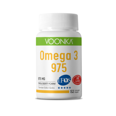 Voonka Omega 3 975 Takviye Edici Gıda 52 Yumuşak Kapsül