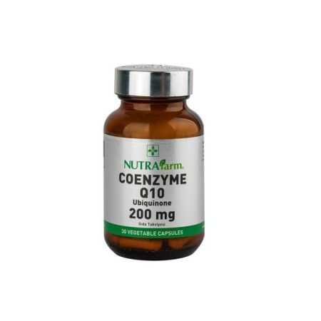 Dermoskin Nutrafarm Coenzyme Q10 200mg 30 Bitkisel Kapsül