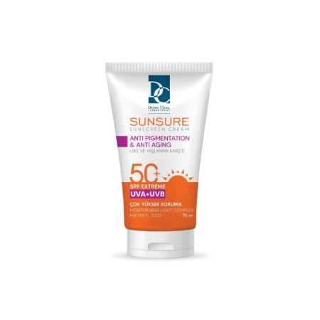 Dermo Clean Sunsure Lekeli Ciltler İçin Güneş Kremi 75 ml