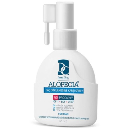 Dermo Clean Alopecia Saç Dökülmesine Karşı Sprey Erkek 60 ml
