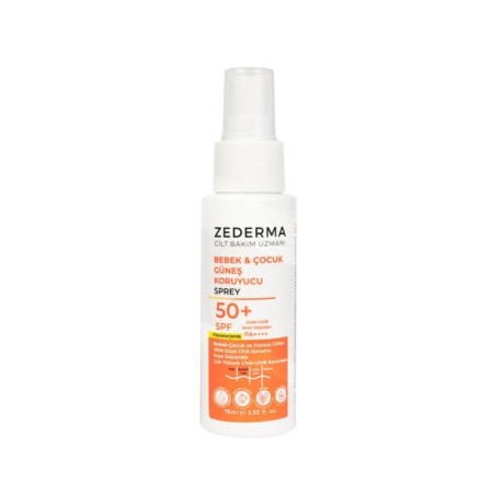 Zederma Spf 50 Bebek ve Çocuk Güneş Koruyucu Sprey 75 ml
