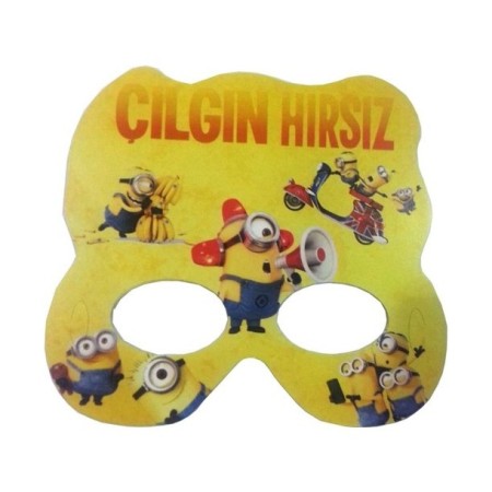  Minion Maske Aparatı 10'Lu  