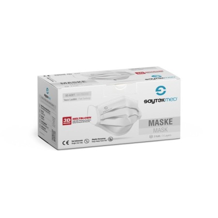  Mınıon Maske 3 Kat Meltblown 5X10 Beyaz  