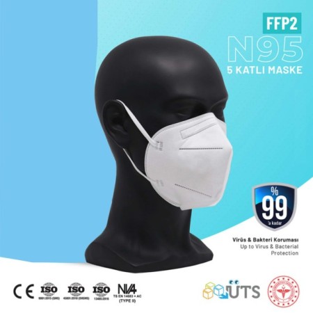  Maske Artımed N95 Ffp2 5 Katlı 10 Lu  