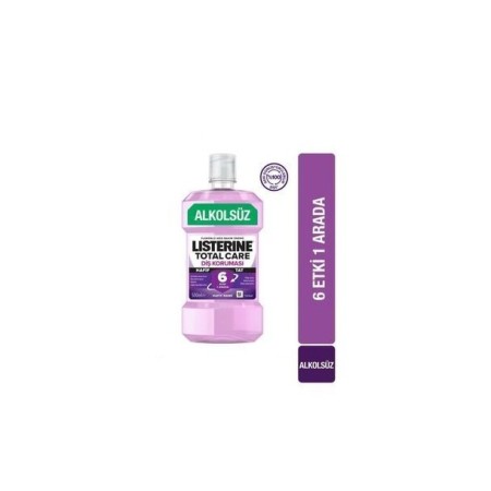  Listerine Totalcare Alkolsüz Ağız Bakım Suyu Mor 500 Ml  