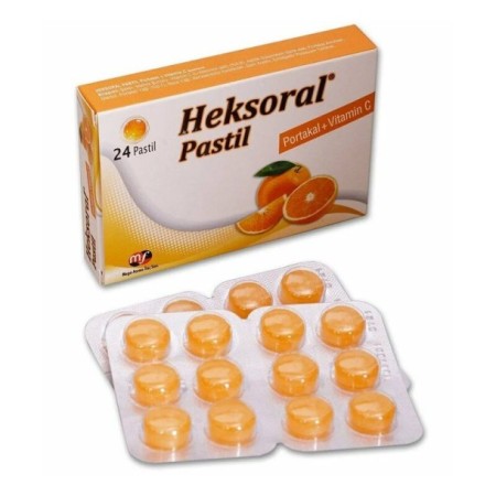  Heksoral Pastıl Portakal-C Vıtamını 24Lu  