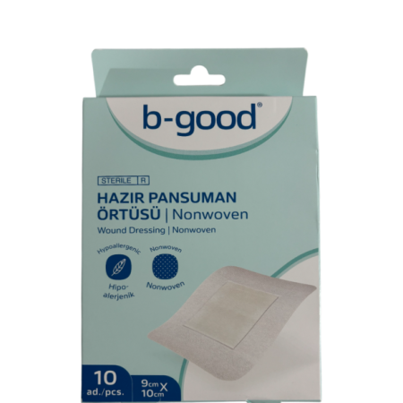 B-Good Hazır Pansuman 9cm x 10cm 10'lu Yara Örtüsü
