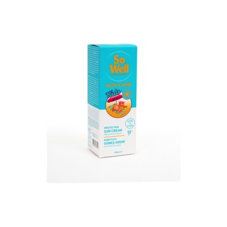  Sowell Güneş Koruyucu Krem Çocuklar İçin Spf 50+ 100 Ml  