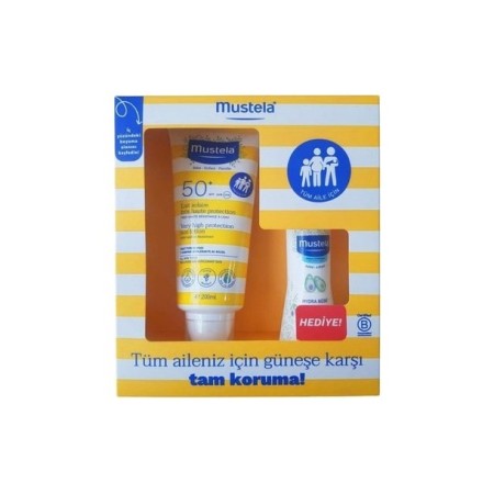 Mustela Güneş Koruyucu SPF50+ 200 ml & Hydra Bebe Vücut Losyonu 50 ml