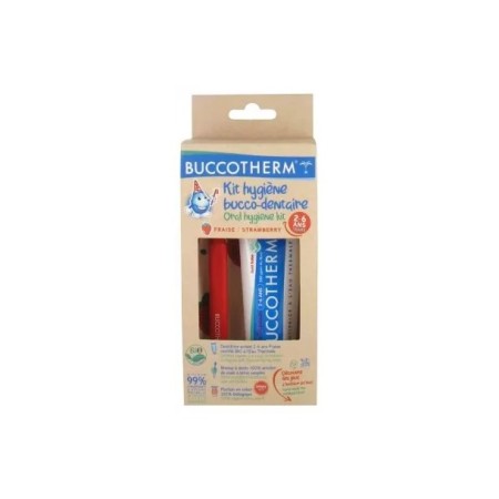  Buccotherm 2-6 Yaş Diş Macunu Çilek Kit  