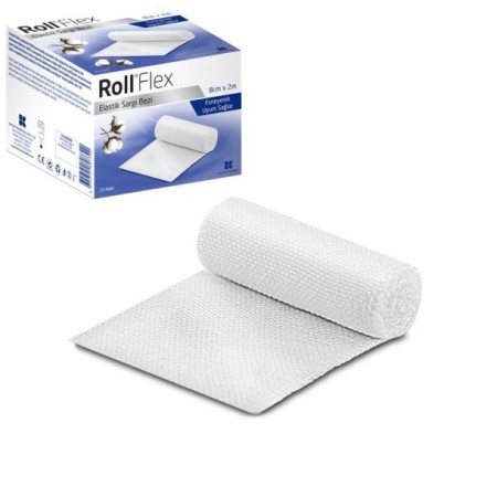  Rollflex Sargı Bezi Elastik 8 Cm X 2 Mt  