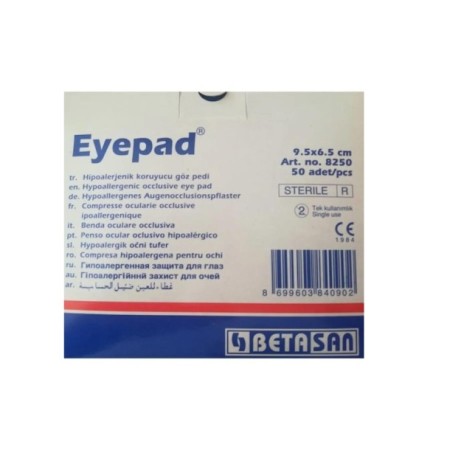  Göz Pedi Eyepad 8250 (9,5Cmx6,5Cm) 50'Li  