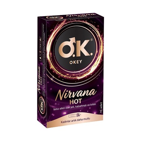  Okey Prezervatif Nirvana Hot 10'Lu  