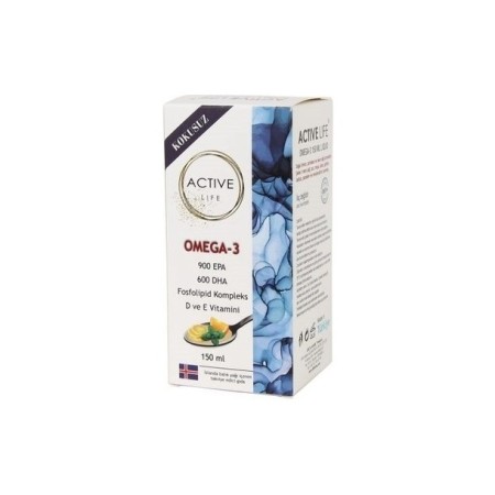  Actıve Lıfe Omega 3 Liquid 150 Ml  