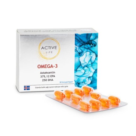  Actıve Lıfe Omega 3 30 Yumuşak Kapsül  