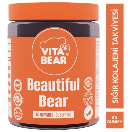 Vita Bear Beautiful Bear 60 Çiğnenebilir Tablet
