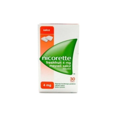 Nicorette Fresh Meyve 4 mg 30 lu Sakız Nikotin