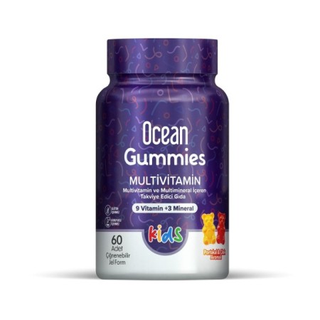 Orzax Ocean Smart Gumies Multivitamin Meyve Sulu Jel 60 Adet