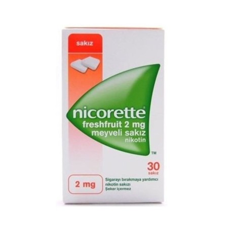 Nicorette Fresh Meyve 2 mg 30 lu Sakız Nikotin