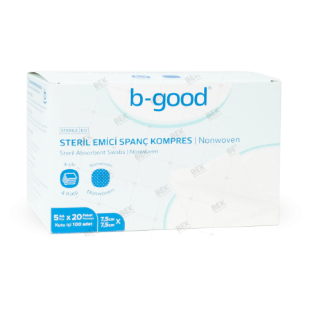 B Good Emıcı Kompres 7,5x7,5 Cm 100'lü