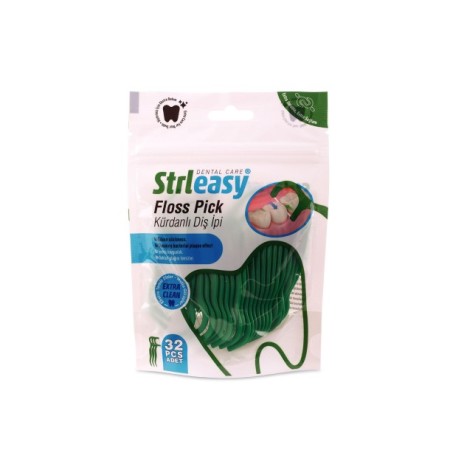  Strleasy Kürdanlı Diş İpi 32'Li  