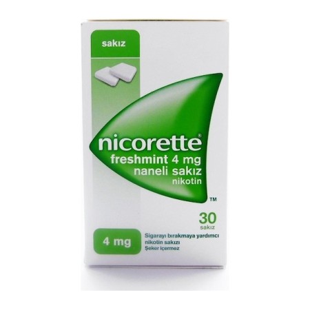 Nicorette Freshmint 4 mg Naneli 30 Lu Sakız Nikotin