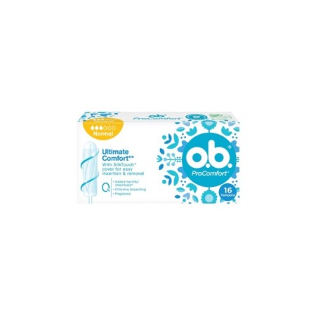 O.B. Ultimate Comfort Tampon Normal 16'lı