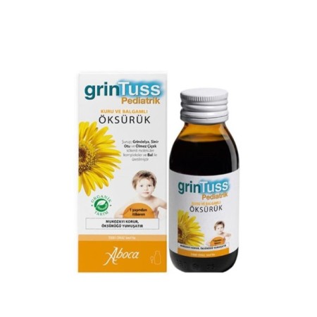 GrinTuss Pediatrik Öksürük Şurubu 128 Gr Kids
