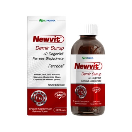 Newvit Demir Şurup 200 ml