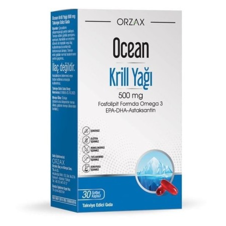 Ocean Krill Oil 500 mg 30 Kapsül