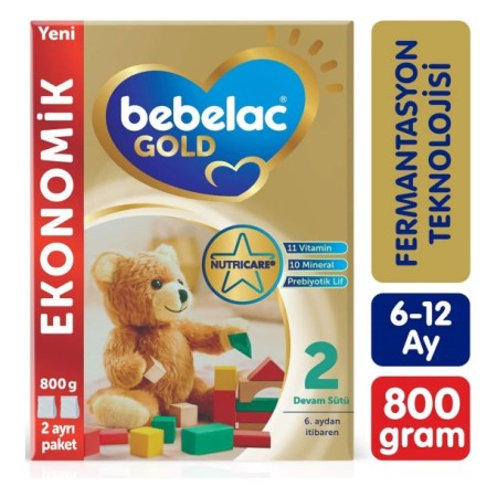 Bebelac Gold 2 Devam Sütü 800 g 6-12 Ay