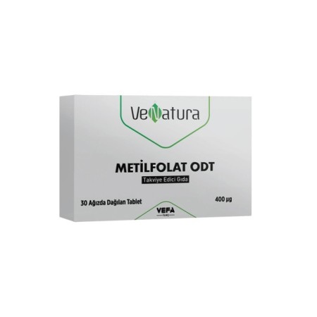VeNatura Metilfolat Odt Takviye Edici Gıda 30 Tablet