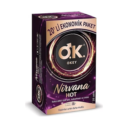 Okey Prezervatif Nirvana Hot 20'li