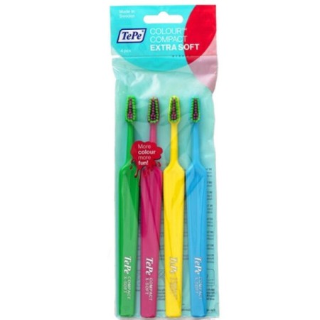 Tepe Select Colour Compact Extra Soft Diş Fırçası 4'lü