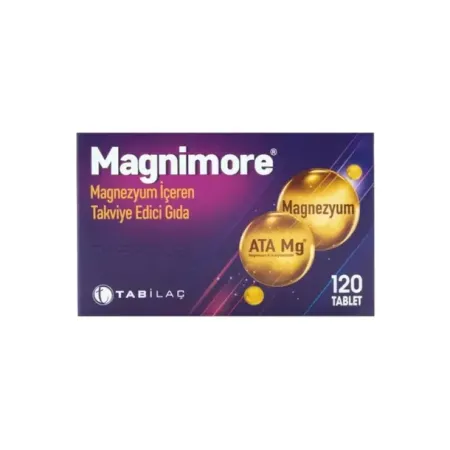Magnimore Magnezyum İçeren Takviye Edici Gıda 120 Tablet